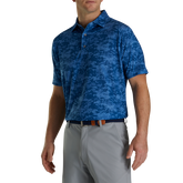 FootJoy Lisle Cloud Camo Self Collar Polo